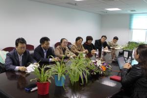 长春大学外语学院领导一行来访锦程物流网