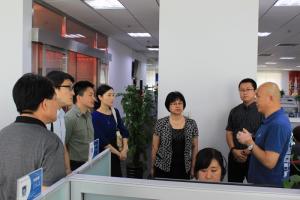 国家商务部领导视察锦程国际物流