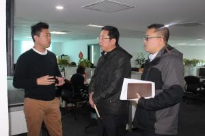 大连市物流发展管理中心来访锦程物流网