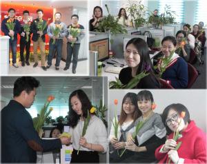 锦程物流网开展三八劳动妇女节活动