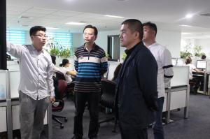 大铲湾港口投资发展有限公司来访锦程集团