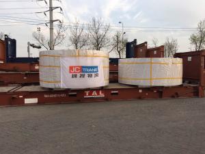 锦程青岛分公司完成美国GE设备运输项目