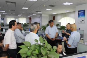 大连银行行长王旭一行来访锦程集团