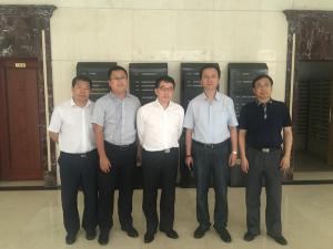 大连市高新园区领导来访锦程集团