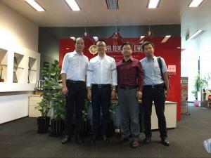 友和道通航空公司客人来访锦程上海分公司