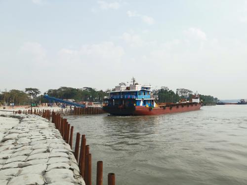 锦程物流投建孟加拉国梅格纳河码头堆场正式运营